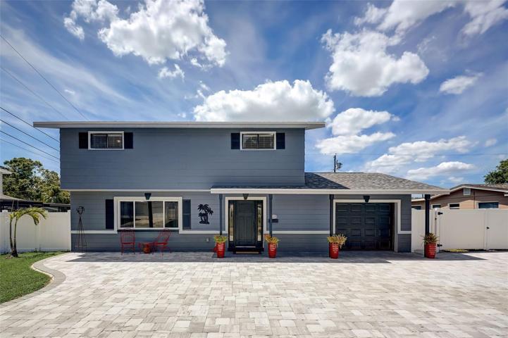 Front of the home and Driveway