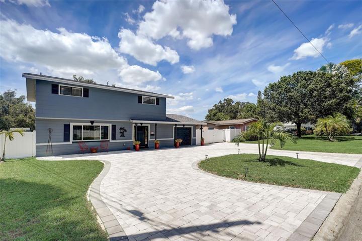 Front of the home and Driveway