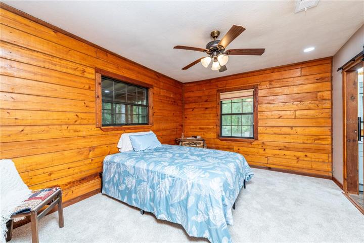 Master bedroom suite with brand new carpet