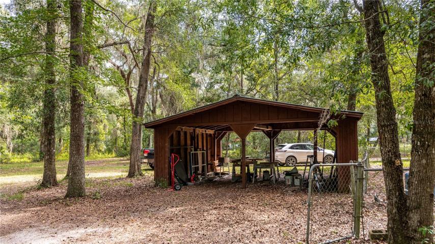 Pole barn could also be used as a carport