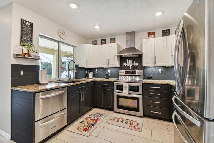 Kitchen with Pass Thru Window to Lanai