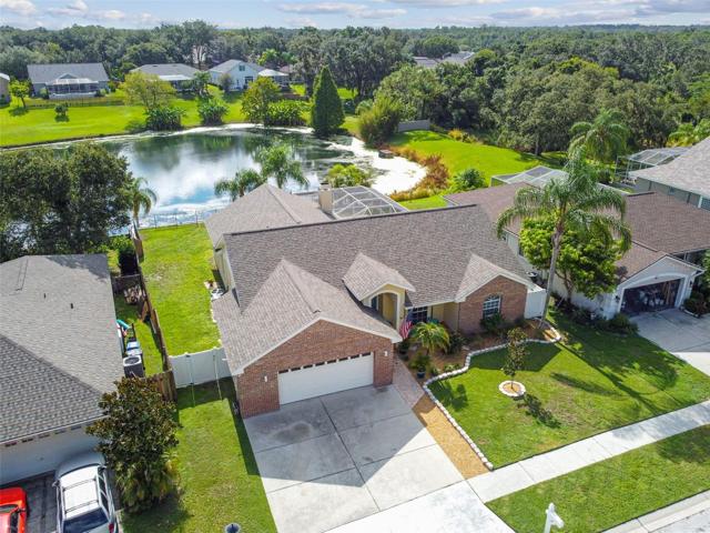 4532 Oak River Circle, Valrico Two Car Garage With Large Driveway