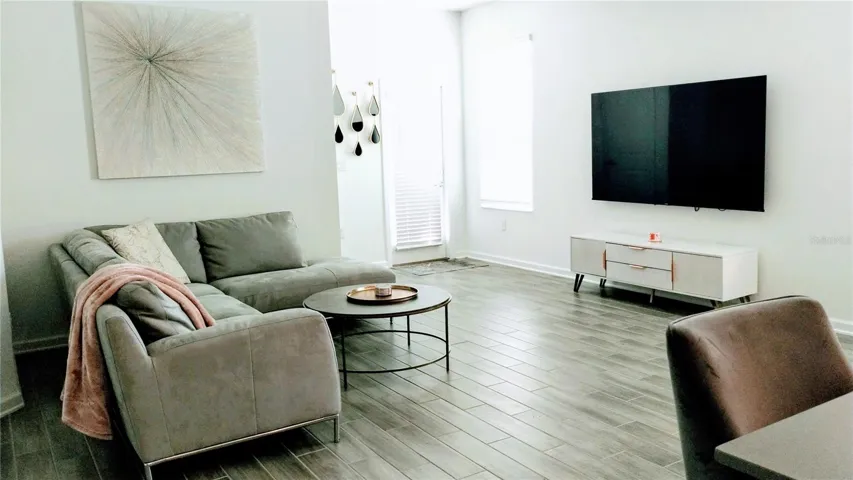 Living Room - view from the kitchen