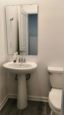 Half Bathroom on first floor