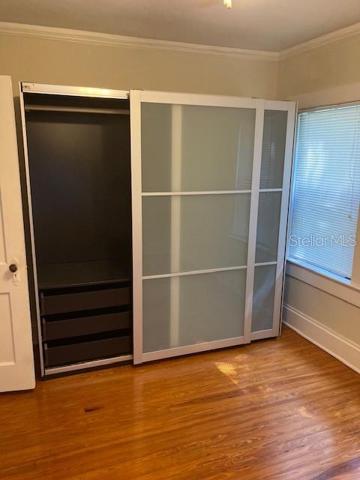 Large closet in front bedroom.