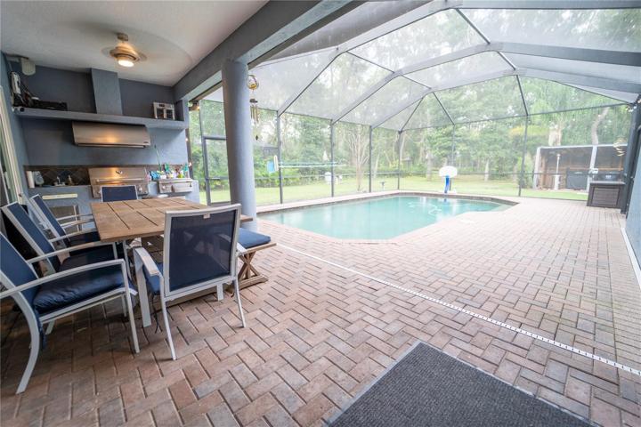 SPACIOUS POOL AREA W BRAND NEW BBQ AREA...