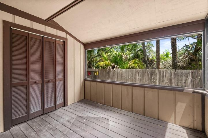 Plenty of outdoor storage