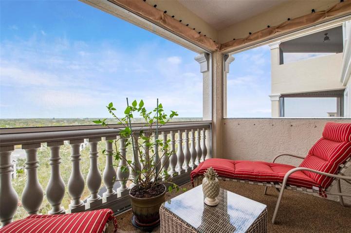 Balcony/lanai outside of master bedroom