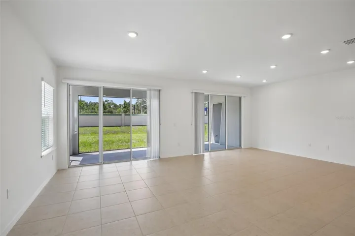 Great Room w/Access to Extended Screened-in Lanai