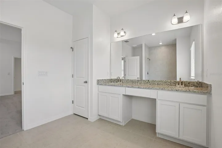 Primary Bathroom - Dual vanities, granite countertops