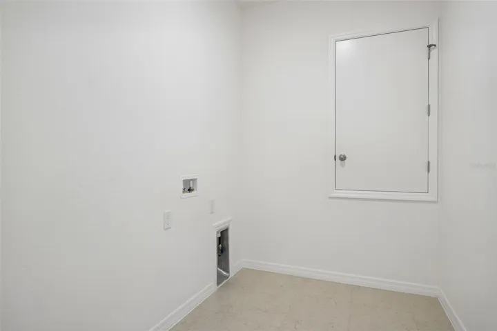 Laundry Room with washer & dryer connections