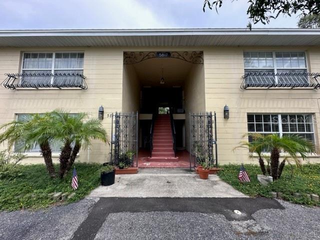 Front of the building
