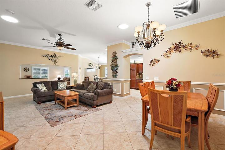 Dining & living area combination