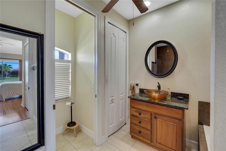 Master bathroom