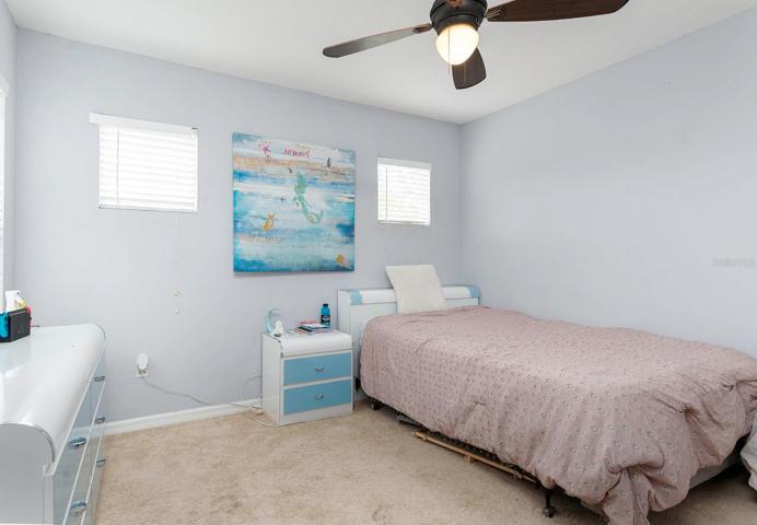 2nd spacious bedroom upstairs.