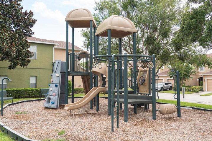 Community playground and park area.