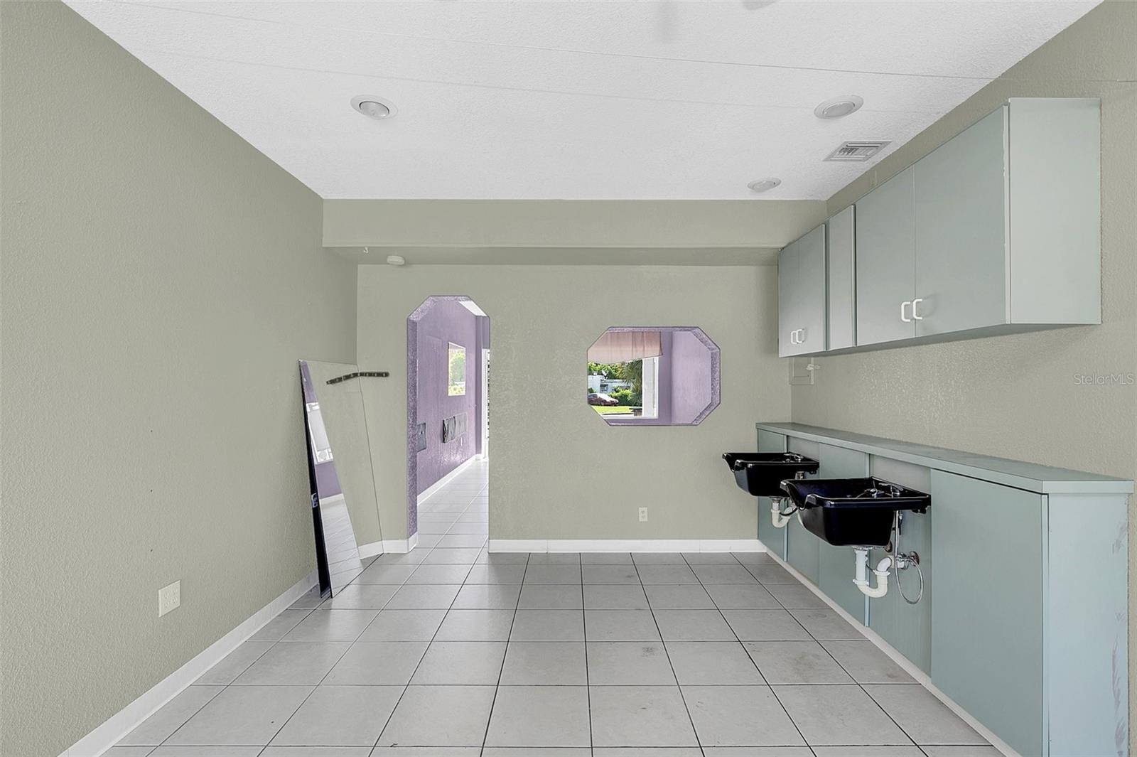 Front Door Entrance in Unit 741. Area is 12x21. 9ft Ceilings