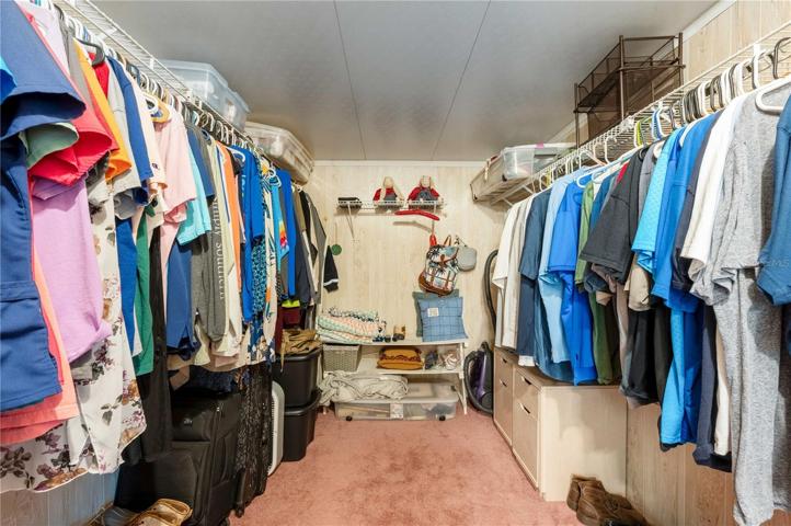 Oversized masterbedroom closet.