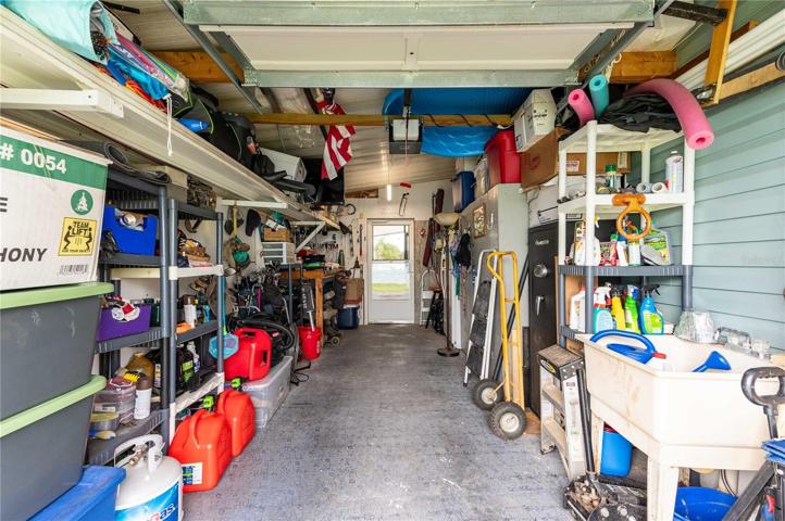 Golf cart garage.