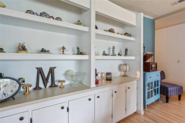 Built-in in this living room.