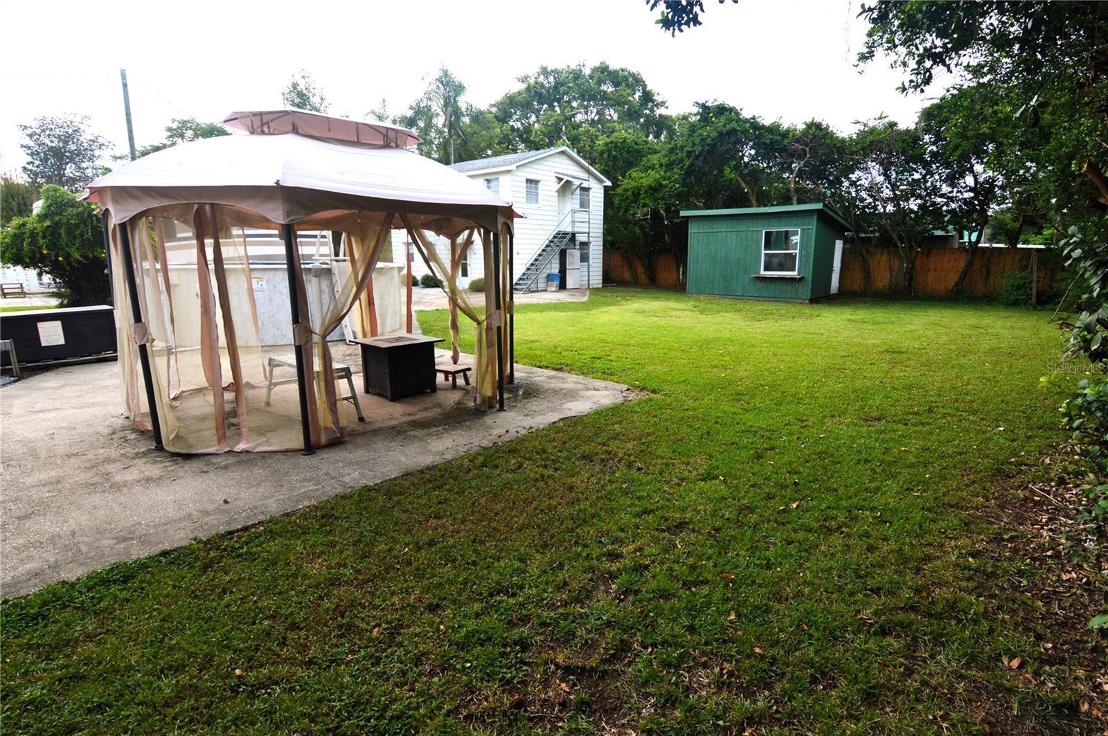 Backyard view