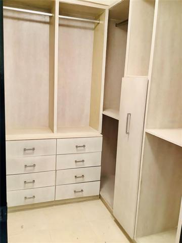 Master walk in closet