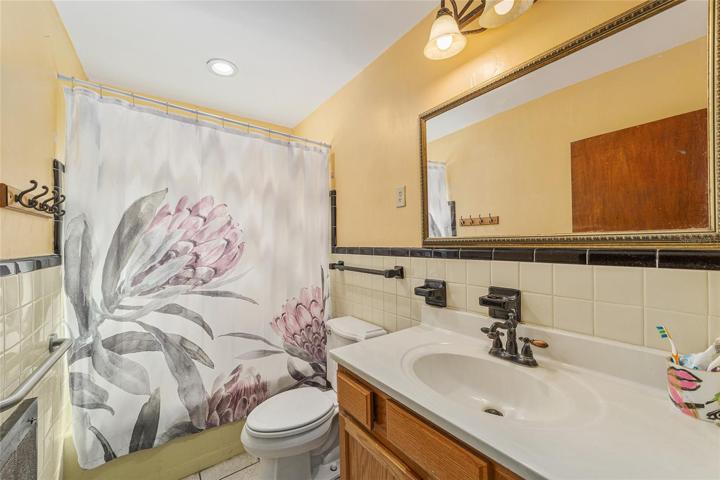 inside bathroom