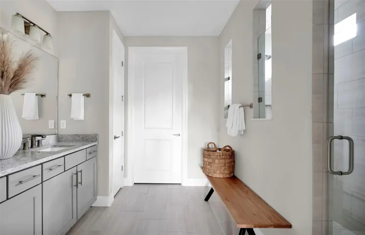 Model Home Design Only. Pictures and furnishings are for illustrative purposes only. Elevations, colors and options may vary. Furniture is for model home staging only.