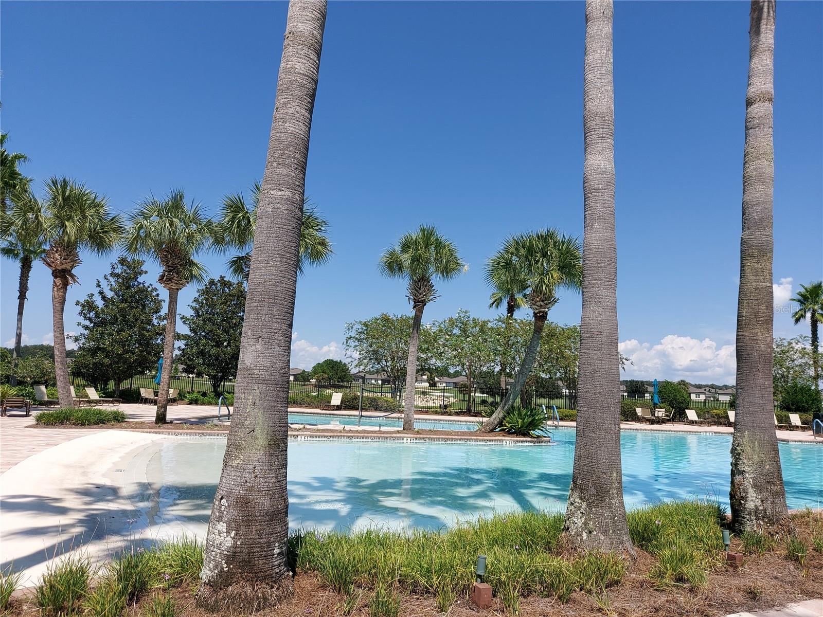 Gorgeous outdoor community pool. Perfect for relaxing days.