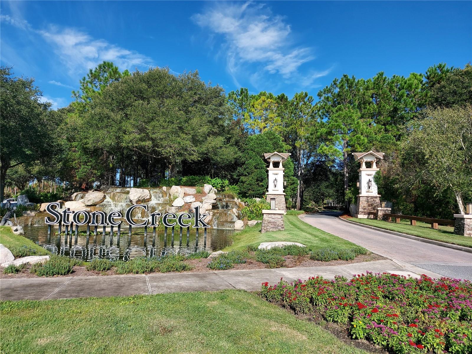 Stone Creek Entrance (Guard gated)