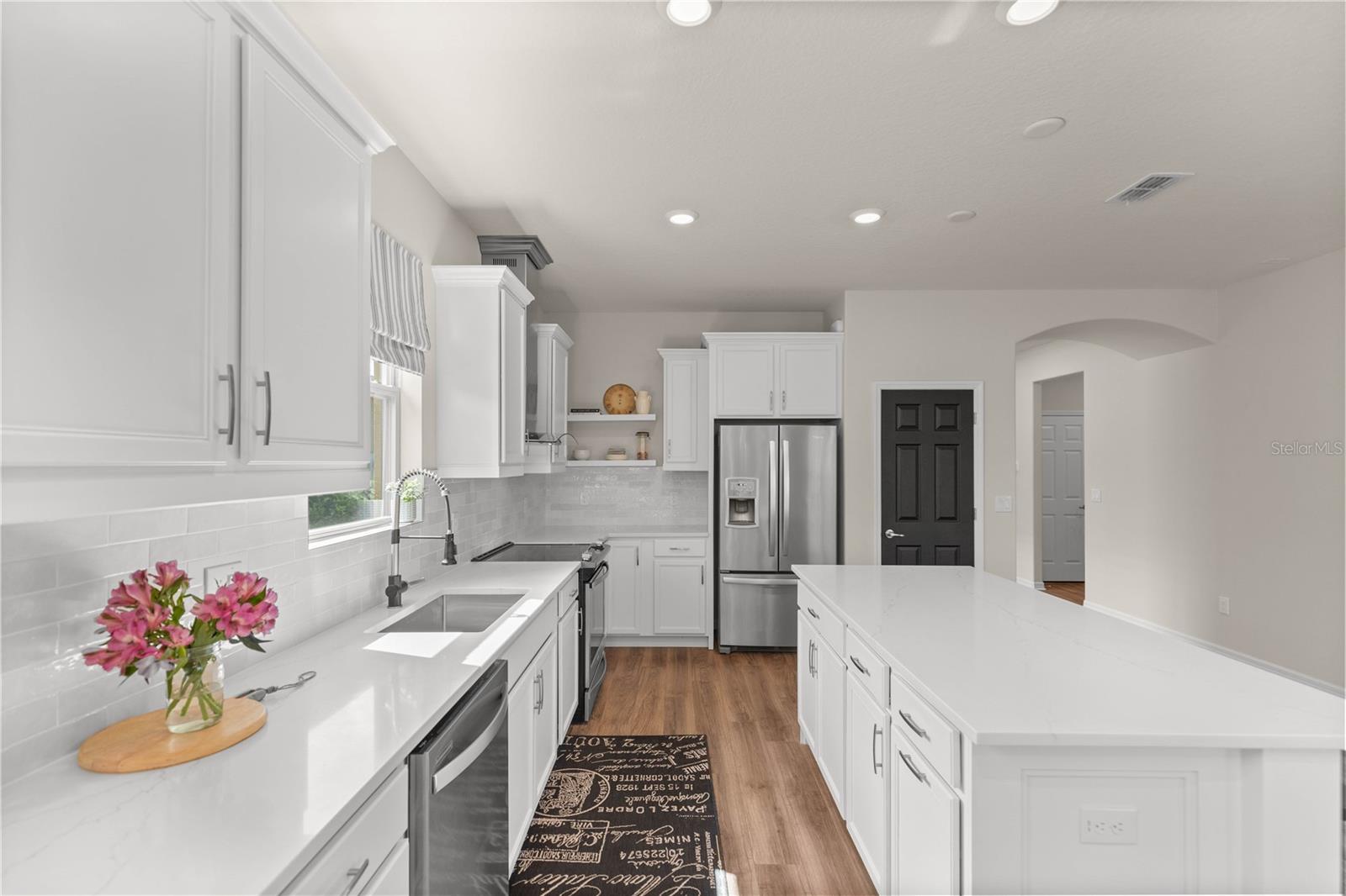 Newly renovated kitchen with high end finishes. Updated to today's standards.