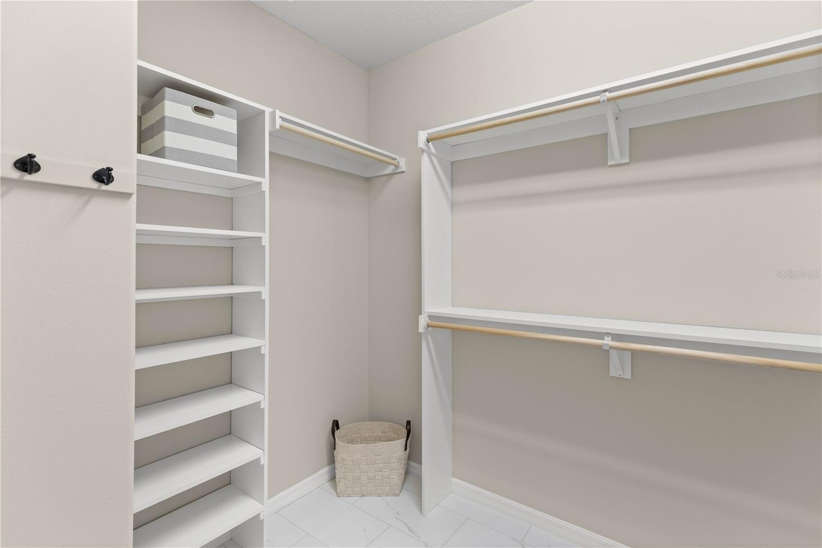 Large walk-in owner's closet