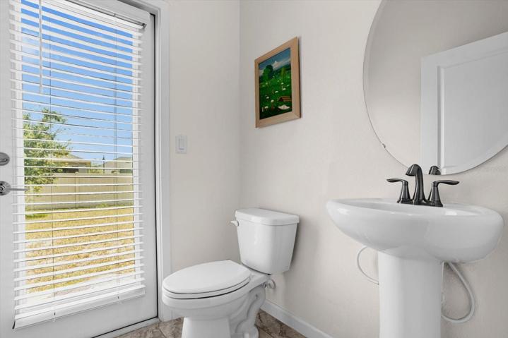Main floor guest bathroom
