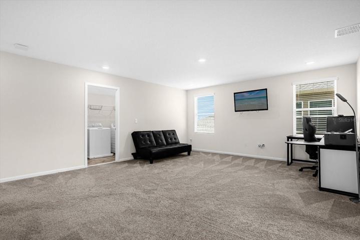 Loft space on second floor