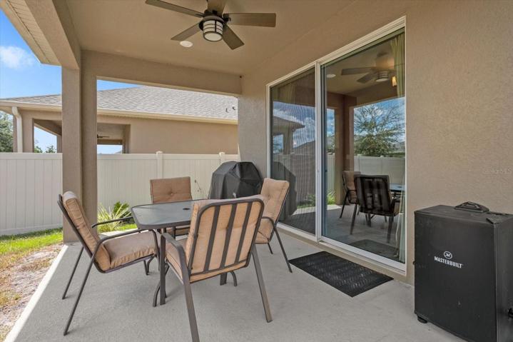 Rear porch