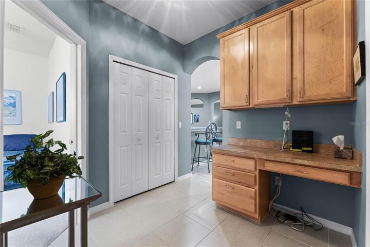 Built-in Desk/Cabinetry between bedroom 3 & 4