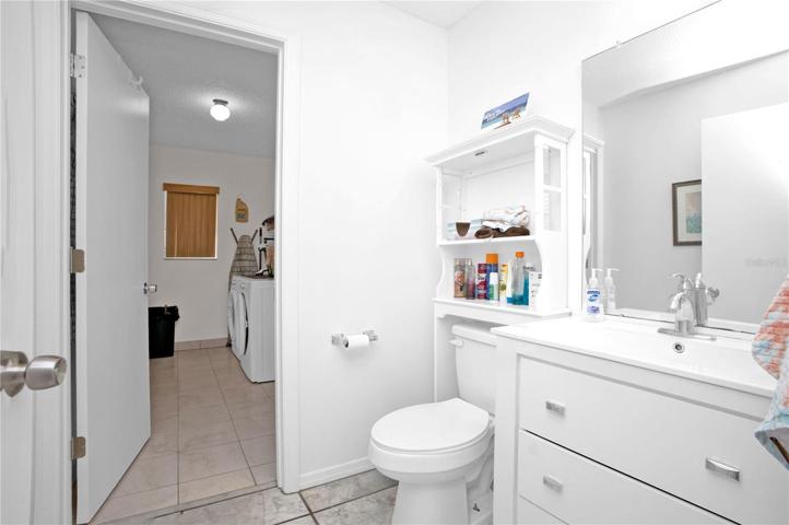 First floor half bathroom and laundry