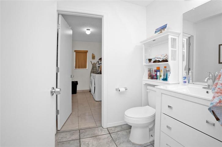 First floor half bathroom and laundry