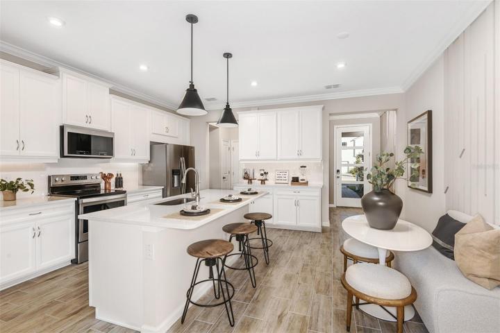 Model Kitchen with Seating