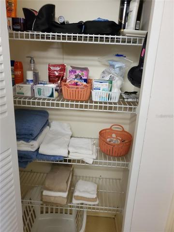 Linen Closet in Master Bathroom