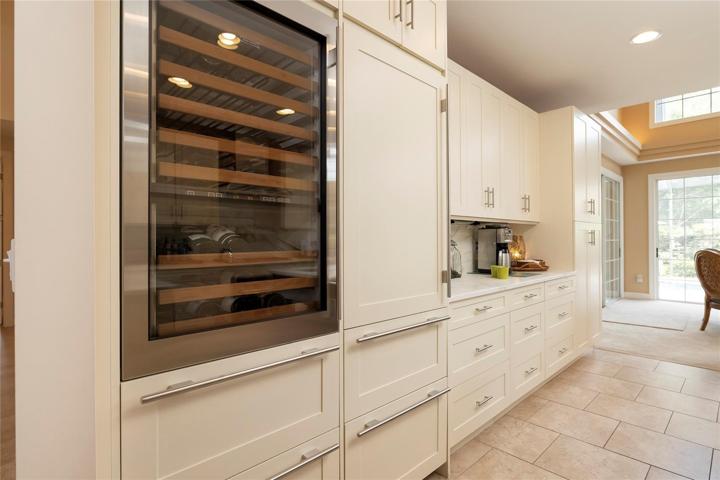 Designer refrigerators with wine cooler