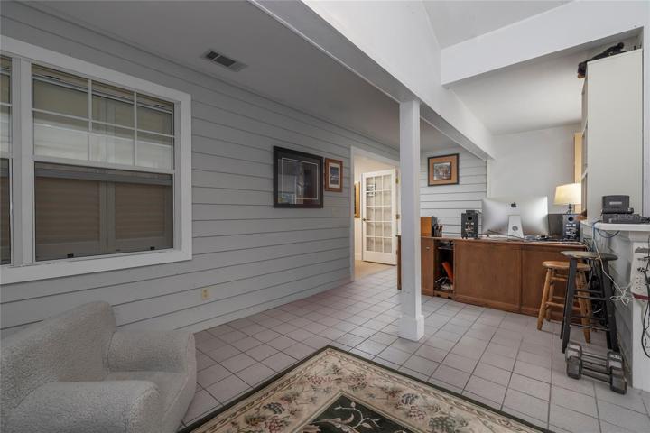 Loft area could be exercise or second office