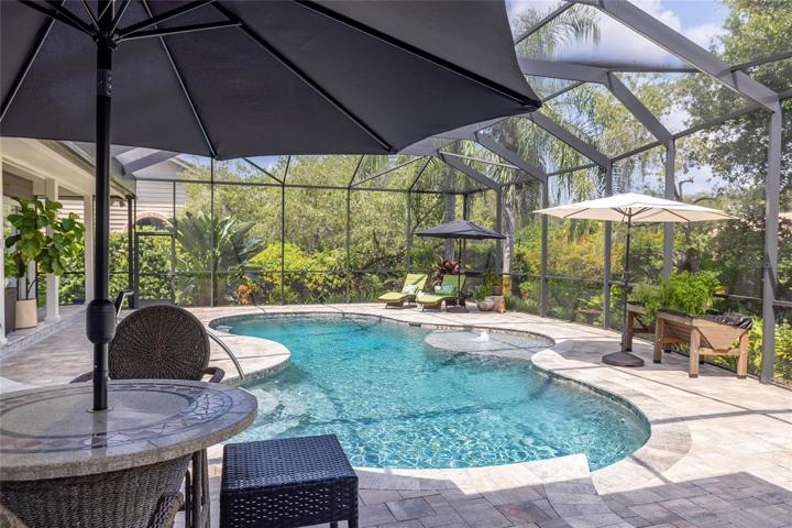 Relax poolside