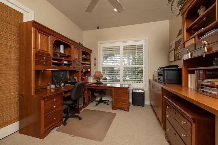 Large Office  adjoins the Owners Suite