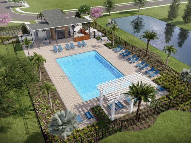 Aerial View of Pool Rendering