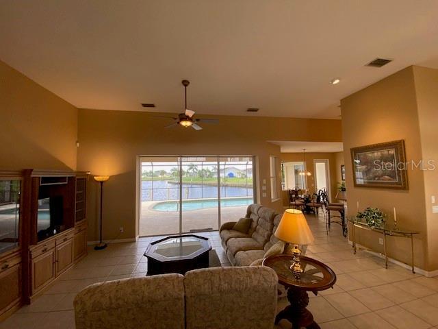 View from Double front doors
