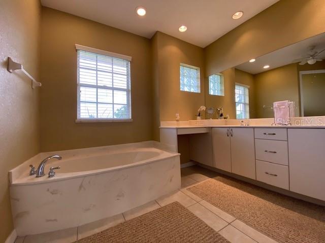 Master Bathroom with Garden tub