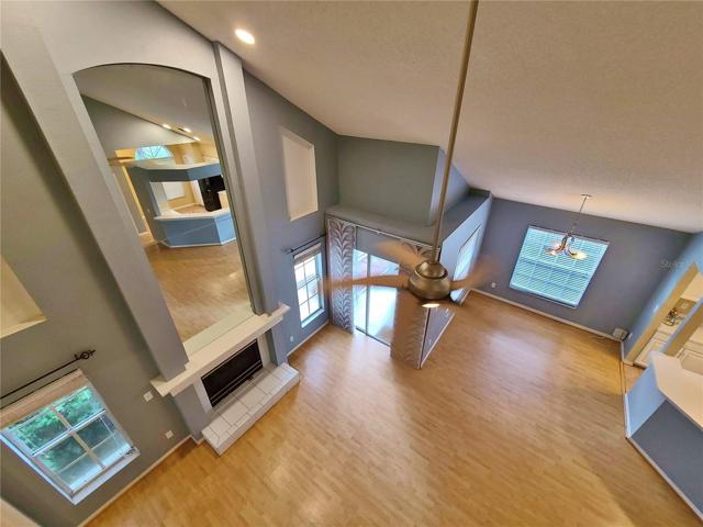 View of 1st level from upstairs