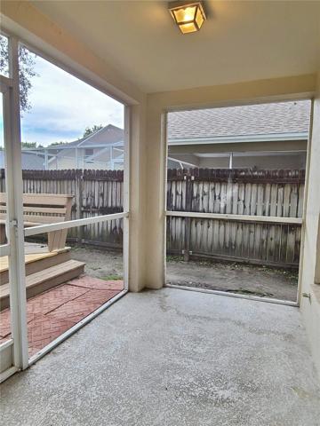 Screened lanai