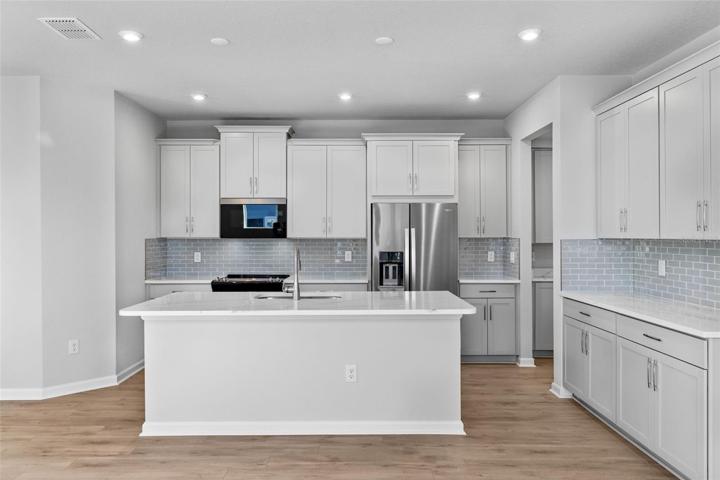 Kitchen Island with Breakfast Bar
